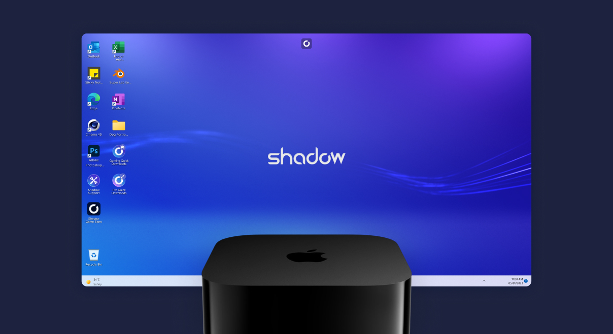 Windows on appleTV