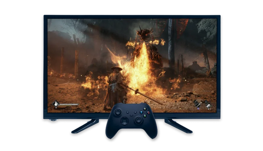 Phantom Blade Zero sur une TV avec une manette, sur Shadow PC