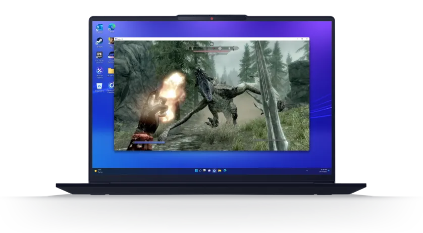 Skyrim avec des mods sur Shadow PC